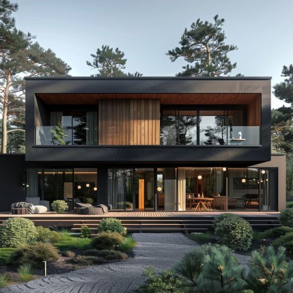 modern house elevation
